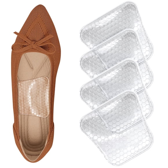 Insertos de soporte de arco ZAIWOO para mujer, almohadillas de gel para pies planos
