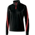 thumbnail image 2 of Holloway Sportswear S Womens DETERMINATION PULLOVER Black/Scarlet 229392, 2 of 2
