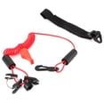 thumbnail image 1 of Marine Cordón para interruptor de seguridad con atadura, Llaves para interruptor de parada de apagado del motor fuera de borda con cordón de seguridad Universal cordón del Higoodz Accesorio de coche, 1 of 7