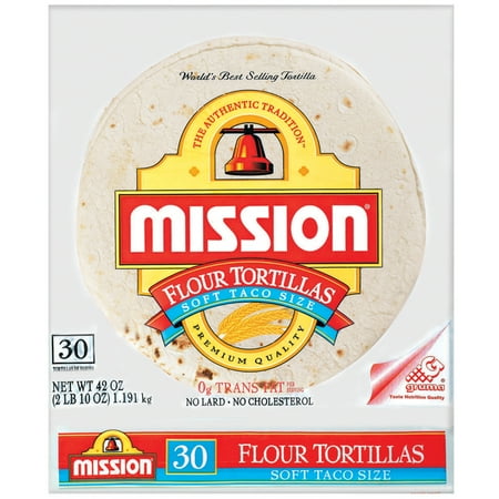 Mission® Soft Taco Size Flour Tortillas 30 ct Bag