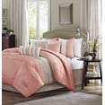 thumbnail image 1 of Madison Park Amherst 7 Piece California King Comforter Set, Coral, 1 of 5