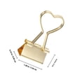 thumbnail image 2 of ELAYARD 10Ud Clips Metálicos Dorados Para Documentos Y Señaladores Perfectos Para Notas Y Calendarios, 2 of 6
