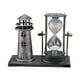 thumbnail image 1 of Torre reloj de arena reloj de arena decoración estatua estilo Vintage arena temporizador para mesa, 1 of 9