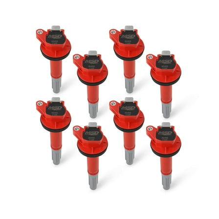 MSD 824528 Igniion Coil Red Set of 8