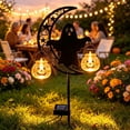 thumbnail image 5 of FEOLGEHLY Halloween Solar Lights Outdoor Waterproof, Solar Pumpkin Stakes, Halloween Decorations Outdoor Clearance, Halloween Porch Decor Saving, Halloween Home Yard Walkway Patio Decor (H), 5 of 6