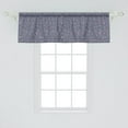 thumbnail image 2 of Ambesonne Floral Window Valance, Modern Botany in Tones, 54" X 18", Purpleblue Multicolor, 2 of 3