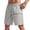 BAB27-Light Gray, variant on VV AVEORS Athletic Bermuda Shorts For Men Flat Front Casual Golf Quick Dry Stretch Lightweight Elastic Drawstring Shorts Black 2XL