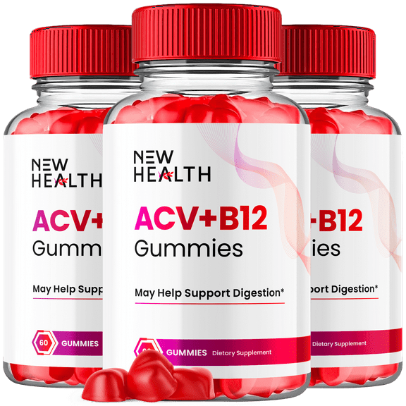New Health Keto ACV Gummies Advanced Apple Cider Vinegar Supplement 1000MG 180 Gummies