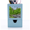thumbnail image 1 of Stream Green Forestry Science Nature Scenery Desk Supplies Organizer Pen Holder Card, 1 of 3