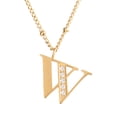 thumbnail image 2 of Juego Joyería Mujer, Collar Aretes Inicial Letras LuckyLy, Acero Inoxidable Baño de Oro 18k dorado UNITALLA, 2 of 6