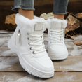 thumbnail image 5 of LIJCC Women’s Snow Boots Winter Warm Boots Waterproof Combat Boots with Zipper Comfortable Faux Fur Lined Ankle Boots Outdoor Non Slip Trekking Walking Hiking Boots, 5 of 7