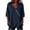 Navy, variant on Cilsoka Cotton Linen Short Sleeve Button Down Blouses for Women Wrap V Neck Summer Tops 2026 Dressy Casual Trendy Shirts