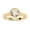Yellow Gold, variant on Bezel Set Solitaire Engagement Ring for Women, 0.65 Carat (ctw) Round Cut Lab Grown Diamond Ring In 14K Yellow Gold Over Sterling Silver F-G-H, SI Quality Gifts For Her Ring Size-4