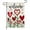 Color 1, variant on Rdsfhsp Valentines Day Linen Garden Flag We Love Because He First Loved Us 12x18 inch Double Sided for Holiday Seasonal Anniversary Wedding Outdoor Decoration