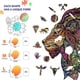 thumbnail image 2 of Wooden Jigsaw Puzzles- Lion King Puzzle Unique Shape Animal Wooden Puzzle, Best Gift for Adults and Kids, Family Game Play Collection, 2 of 4