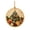 C, variant on Christmas Pearl Diamond Art with Snowman Pattern and Hanging String, Round Shape, for Home Tree Decor, Holiday Ornament