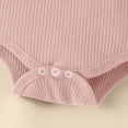 thumbnail image 6 of TOWED22 Baby Girl Clothes Letter Print Short Sleeve Romper Ruffle Tutu Shorts Set Newborn Summer Outfit Pink,6-9 M, 6 of 7