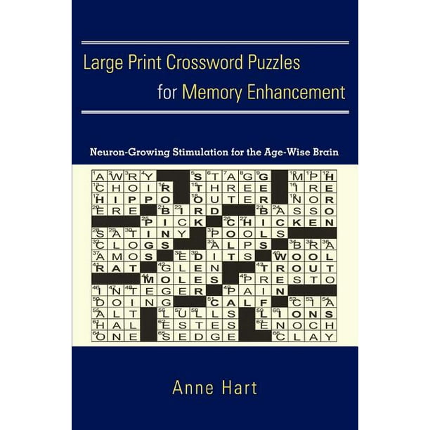 Large Print Crossword Puzzles for Memory Enhancement : Neuron ...