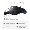 thumbnail image 4 of Visière de Course Extérieure Casquette de Sport Protection Solaire Jogging Randonnée Cyclisme Marathon Pêche Tennis Escalade Hat, 4 of 8
