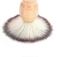 thumbnail image 2 of Men's Shaving Brush, Soft Nylon, Solid Wood Handle, for Beard Cleaning and Grooming, 2 of 3