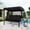 Black, variant on 3-Seater Garden & Patio Swing Chair, Reclining Convertible Bed with Adjustable Canopy, Thick Cushions, Backyard and Porch Outdoor Seating, 750 lbs Load