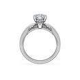 thumbnail image 2 of 2.15 Ct Radiant Cut Moissanite Diamond (D/VVS1) Stunning Engagement Ring for Ladies Solid 18K White Gold Size 3.5 by Diamond-Capitals, 2 of 8