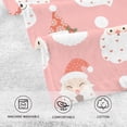thumbnail image 4 of Dreamtimes Christmas Hipster Santa Faces Cotton Towels Set 2 Pcs Absorbent Hand Towel Face Towels Kitchen Towels Bath Towels for Bathroom Laundry Room Kitchen 16 x 28 Inches, 4 of 7
