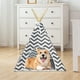 thumbnail image 2 of Tipi para mascotas, casa para perros pequeños, tienda para gatos, cama para dormir, cama cálida para cachorros de interior, 2 of 9