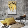 thumbnail image 2 of wall26 Framed Canvas Wall Art for Living Room, Bedroom Gold Palette Abstract Painting IX Canvas Prints for Home Decoration Ready to Hang - 24x36 inches, 2 of 4