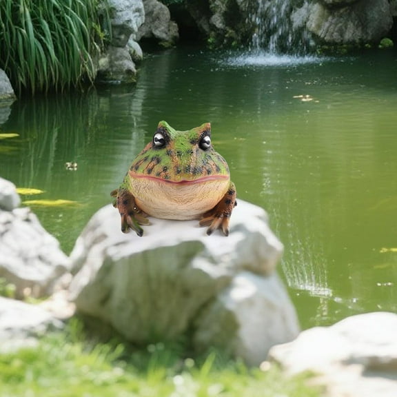 Funny Figurine Resin Garden Statue Garden Sculpture & Statue 7.28x7.08x5.3'' Realistic Resin Garden Statue Waterproof Figurine for Patio Lawn Garden Decoration