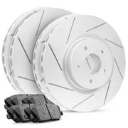 R1 Concepts Front Rear Brakes and Rotors Kit |Front Rear Brake Pads| Brake Rotors and Pads| Ceramic Brake Pads and Rotors |Hardware and Sensor Kit|fits 2016-2019 Mini Cooper, Cooper Clubman