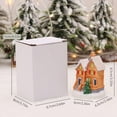 thumbnail image 6 of Christmas sale! Resin Christmas Scene Village Houses Town with Warm White LED Light Battery Operate Christmas,Lighting UP DIY Christmas Doll Figurine Tiny Resin House Village Building, 6 of 6