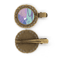 thumbnail image 1 of Épingle à Cheveux Motif Artistique Broche Barrette, 1 of 3