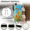 thumbnail image 6 of COEQINE Sunflower Crutch Bag Oil Paint Medical Crutch Accessories Storage Organizer for Underarm Crutches Easy to Clean Walking Cane Pouch Underarm Crutch Bag Gifts for Seniors, 6 of 7
