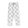 thumbnail image 4 of Naloa Turtle Print Women’s Ultra-Soft Comfy Pajama Lounge Pants with Pockets & Drawstring, 4 of 8