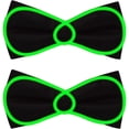 thumbnail image 1 of LINLIN 2 Pcs LED Bow Tie Light Up Bow Tie LED Bow Tie Adjustable Light Up Bow Tie, Novelty Bow Tie Party Glowing LED Tie, 1 of 5