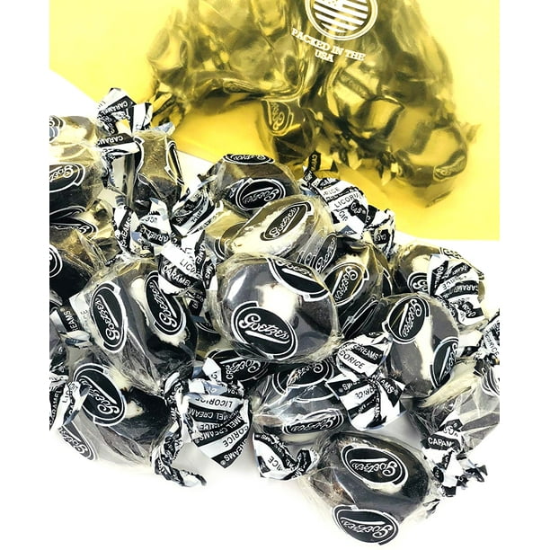 LSweetGourmet Licorice Caramel with White Cream Center 3 Pounds