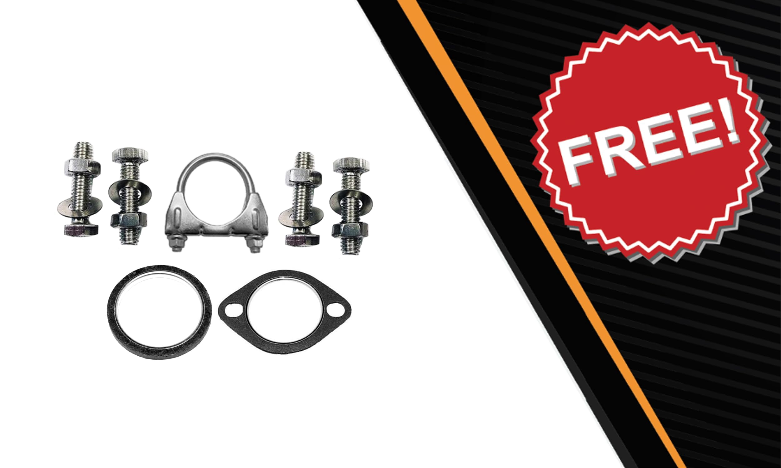 Northeastern Exhaust Resonator & Muffler Fits 2002-2006 Nissan Sentra 2.5L Sedan - Direct Fit | Stainless Steel System Kit