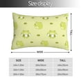 thumbnail image 2 of Salouo Cute Frog3 Pattern Pillow Cases,1PC Pillow Covers with Envelope Closure Decorative Pillow Case for Bed Couch,Pillows Not Included-20"x30", 2 of 6