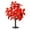 Red, variant on Vikakiooze Tabletop Lighted Poinsettia Tree Lamp-24LEDs 23 Inch Desktop Decorations Lights-Battery Operated Artificial Tree Light For Party Wedding