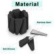 thumbnail image 3 of Negro 1 par de juegos de pesas de muñeca para mujeres, pesas de tobillo para hombres, juegos de pesas de mano para mujeres, pesas portátiles ajustables JM  JM, 3 of 5