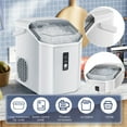thumbnail image 3 of Havato Pro Nugget Ice Maker, Portable Countertop Machine for Chewable Crushed Ice | 34Lbs/24H, Self-Cleaning, Quiet & Compact (Sleek White), 3 of 6
