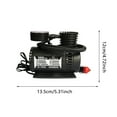 thumbnail image 3 of BotaniNest 12V 300 Portable Air Compressor Mini Tire With Pressure Gauge Purpose Air For Tires Inflatables Emergency Roadside, 3 of 6
