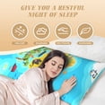 thumbnail image 6 of Naloa World Map With Animals Landmarks Body Pillow Cover, Pillowcases with Hidden Zipper Breathable Long Pillow Case (Pillows are not included,20x54 inch), 6 of 7