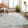 thumbnail image 5 of Hauteloom Whippany Living Room, Bedroom Area Rug - Traditional - Light Blue, Beige, Light Slate - 6'7" x 9', 5 of 7