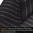thumbnail image 5 of Uxcell Place Mats, 450x300mm Table Mats Pack of 2 Washable Woven Placemat Black, 5 of 6