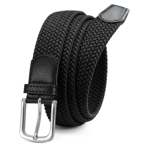 Cinturón elástico CHAOREN para hombre - Cinturón de golf elástico trenzado