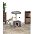 thumbnail image 5 of Productos para mascotas Cat Tree Prevue Kitty Power Paws Shag Hideaway, 5 of 5