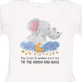 thumbnail image 4 of Inktastic My Great Grandma Loves Me to the Moon and Back Elephant Boys or Girls Long Sleeve Baby Bodysuit, 4 of 5