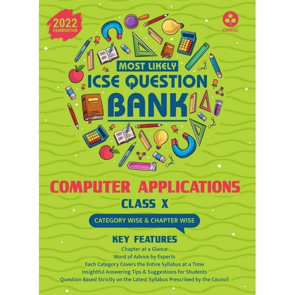 Most Likely Question Bank - Computer Applications: ICSE Class 10 for 2022 Examination, (Paperback)